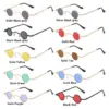 Small Round Sunglasses Metal Frame – UV400 Retro Punk Glasses for Men and Women