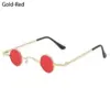 Small Round Sunglasses Metal Frame – UV400 Retro Punk Glasses for Men and Women