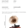 Vintage Gramophone Music Box – Decorative Wind-Up Home Ornament Vintage Gramophone Music Box – Decorative Wind-Up Home Ornament