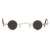 Small Round Sunglasses Metal Frame – UV400 Retro Punk Glasses for Men and Women