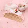 Anime Metal Hair Comb Cosplay Prop – Pink Cartoon Decorative Hair Accessory