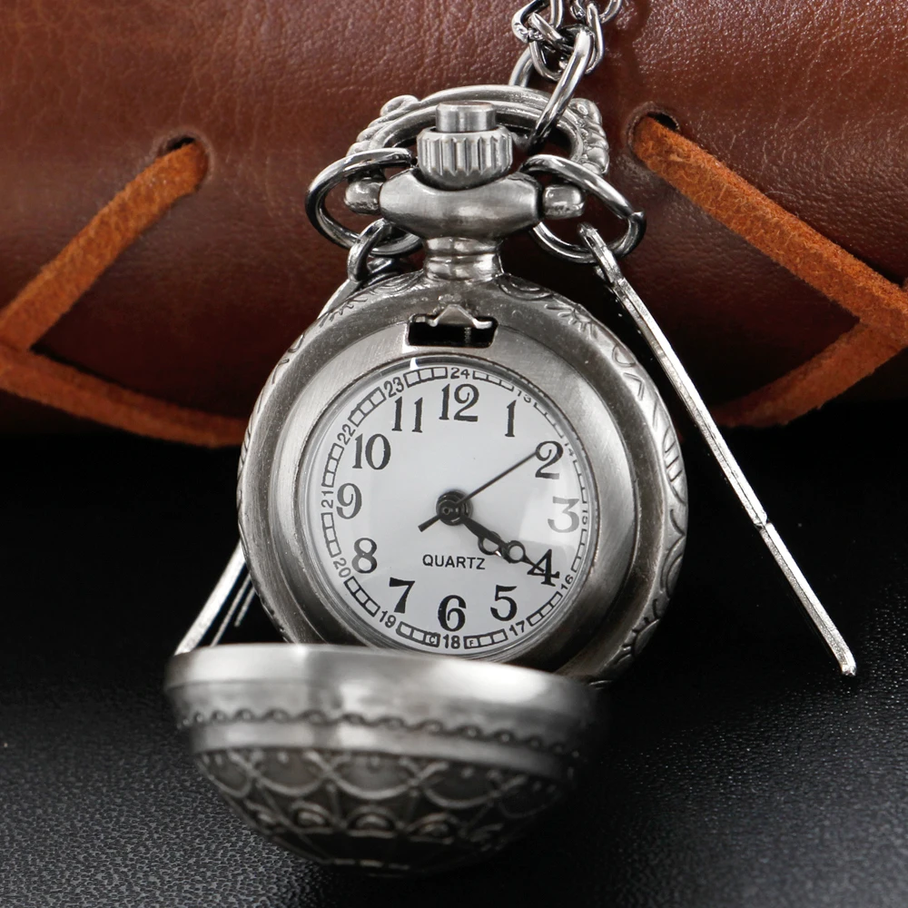 Magic Gold Fairy Ball Pocket Watch Necklace – Vintage Quartz Pendant Watch Magic Gold Fairy Ball Pocket Watch Necklace – Vintage Quartz Pendant Watch - Image 16