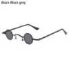 Small Round Sunglasses Metal Frame – UV400 Retro Punk Glasses for Men and Women