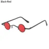 Small Round Sunglasses Metal Frame – UV400 Retro Punk Glasses for Men and Women