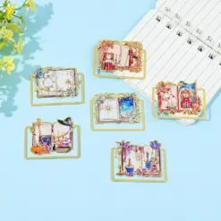 Alternative view of Gothic Metal Bookmark Page Clip – Vintage Hollow Book Marker for Reading