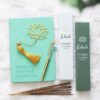 A5 Wellness Journal with Aventurine Pen