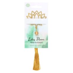 Alternative view of Lotus Flower Metal Bookmark