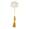 Lotus Flower Metal Bookmark