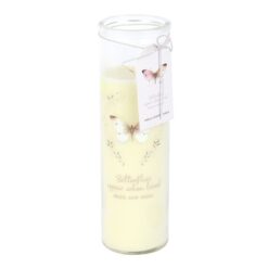 Alternative view of Butterflies Appear Vanilla Tube Candle