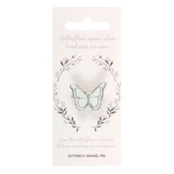 Alternative view of Butterflies Appear Enamel Butterfly Pin