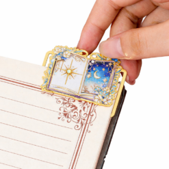 Gothic Metal Bookmark Page Clip – Vintage Hollow Book Marker for Reading