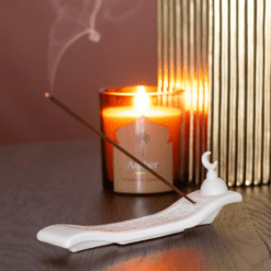 Geometric Crescent Moon Incense Ash Catcher