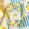 Italian Lemon Print A5 Recipe Journal