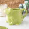 Luna Frog Shaped Mug and Lily Pad Saucer