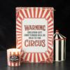 Circus Warning Metal Hanging Sign