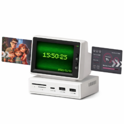 Alternative view of 3.5 Inch IPS Mini Screen USB C Hub – PC CPU RAM Monitor Display with AIDA64