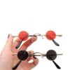 Small Round Sunglasses Metal Frame – UV400 Retro Punk Glasses for Men and Women