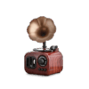 Vintage Gramophone Music Box – Decorative Wind-Up Home Ornament