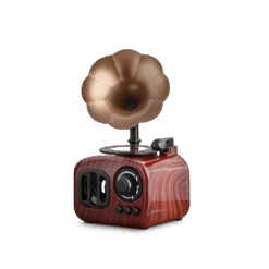 Vintage Gramophone Music Box – Decorative Wind-Up Home Ornament