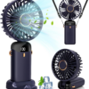 Handheld Mini Fan USB Rechargeable – Strong Wind Portable Fan with 180° Adjustable Head