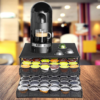 Black Coffee Pod Double Drawer Storage Holder – Capsule Organiser Stand