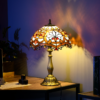 Sunflower Stained Glass Table Lamp – Antique Bedroom Bedside Light
