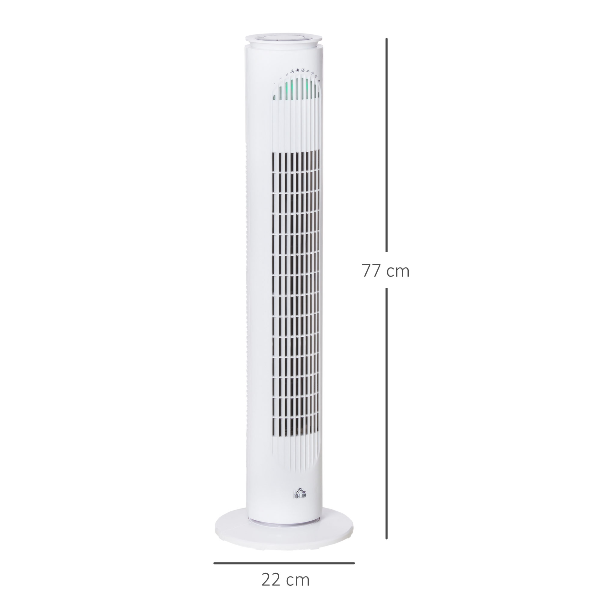 White Tower Fan with Remote Control – 3 Speed Oscillating Cooling Fan with Timer White Tower Fan with Remote Control – 3 Speed Oscillating Cooling Fan with Timer - Image 3