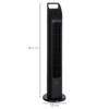 Oscillating Tower Fan with Remote Control – Slim Cooling Fan with 4 Hour Timer