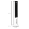Quiet White Air Cooler Humidifier – Evaporative Ice Cooling Fan with Remote