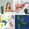 Handheld Mini USB Rechargeable Fan – Strong Wind Portable Fan with 180° Adjustable Head