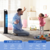Oscillating Tower Fan with Remote Control – Slim Cooling Fan with 4 Hour Timer