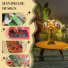 Sunflower Stained Glass Table Lamp – Antique Bedroom Bedside Light