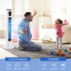 White Tower Fan with Remote Control – 3 Speed Oscillating Fan with 12 Hour Timer