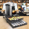Black Coffee Pod Double Drawer Storage Holder – Capsule Organiser Stand