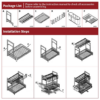 Grey 2 Tier Dish Drainer Rack – Detachable Kitchen Drying Organiser