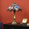 Sunflower Stained Glass Table Lamp – Antique Bedroom Bedside Light