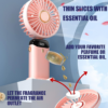 Handheld Mini Fan USB Rechargeable – Strong Wind Portable Fan with 180° Adjustable Head