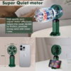 Handheld Mini USB Rechargeable Fan – Strong Wind Portable Fan with 180° Adjustable Head