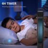 Oscillating Tower Fan with Remote Control – Slim Cooling Fan with 4 Hour Timer