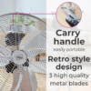 20 Inch High Velocity Chrome Floor Fan – Metal Freestanding Cooling Fan 20 Inch High Velocity Chrome Floor Fan – Metal Freestanding Cooling Fan