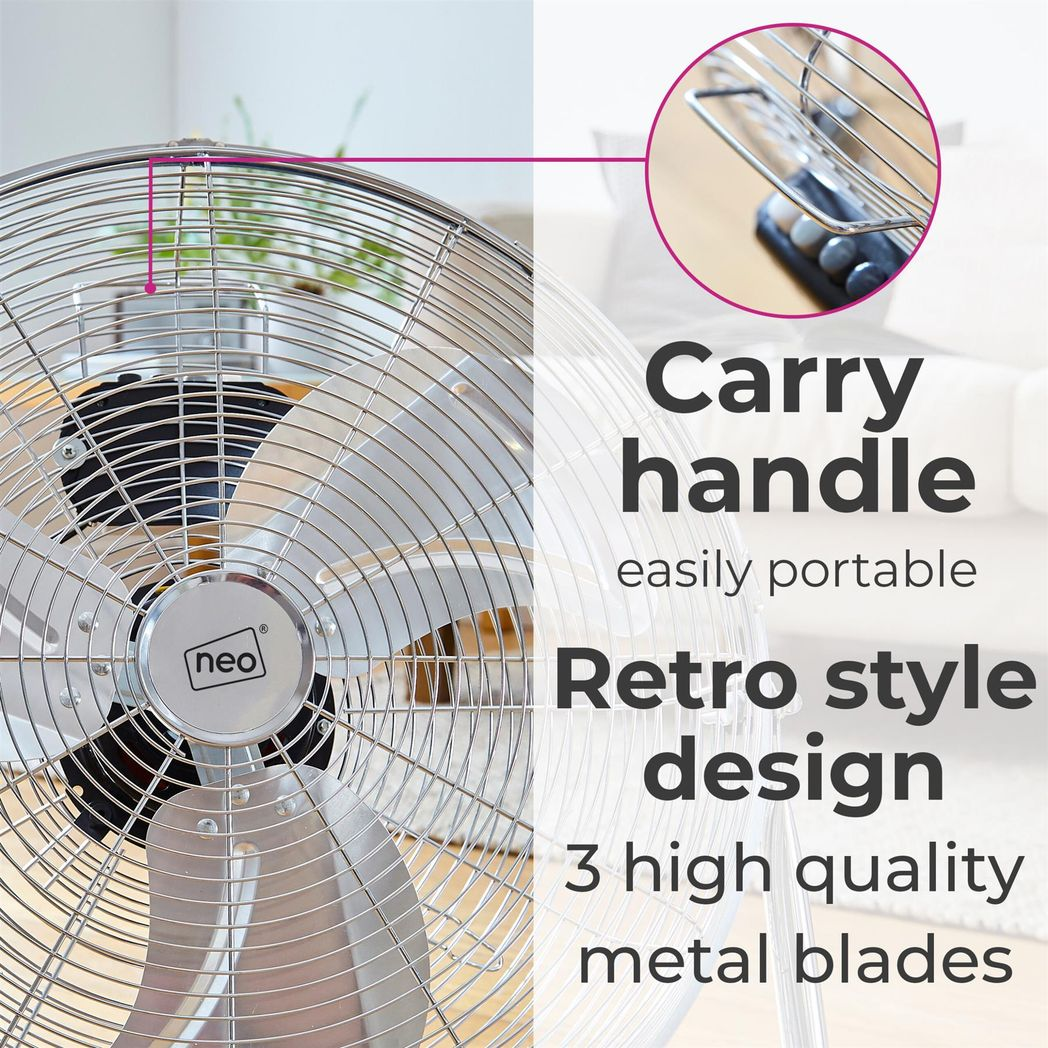 20 Inch High Velocity Chrome Floor Fan – Metal Freestanding Cooling Fan 20 Inch High Velocity Chrome Floor Fan – Metal Freestanding Cooling Fan - Image 5