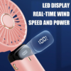 Handheld Mini Fan USB Rechargeable – Strong Wind Portable Fan with 180° Adjustable Head