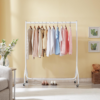 4ft Heavy Duty Clothes Rail – White Freestanding Garment Hanging Rack 4ft Heavy Duty Clothes Rail – White Freestanding Garment Hanging Rack