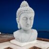 49 x 33cm Buddha Head Ornament – Decorative Indoor Outdoor Statue