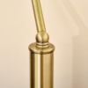 Banker’s Table Lamp with Antique Bronze Base – Glass Shade Desk Light