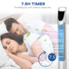 Silver Tower Fan with Remote Control – 3 Speed Oscillating Cooling Fan with Timer Silver Tower Fan with Remote Control – 3 Speed Oscillating Cooling Fan with Timer