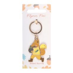 Alternative view of Flynn Fox Keyring