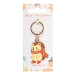 Alternative view of Hazel Hedgehog Keyring