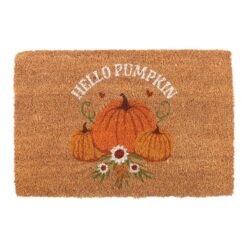Alternative view of Natural Autumn Days Hello Pumpkin Doormat