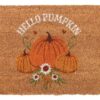 Natural Autumn Days Hello Pumpkin Doormat Natural Autumn Days Hello Pumpkin Doormat